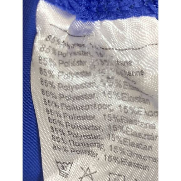 Baleaf Women's Rash Giard Zip Ruched Side Drawstring Blue Size M - Picture 5 of 8